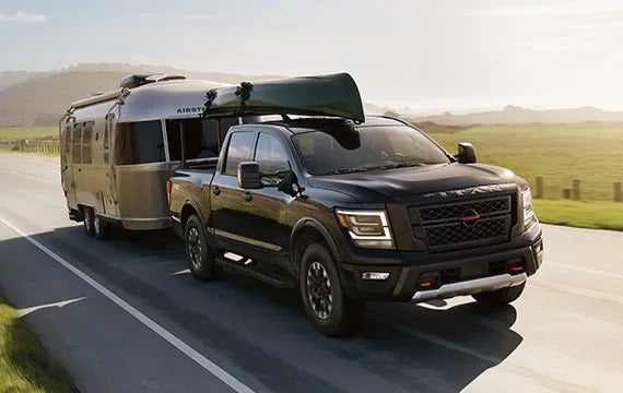 413 lb-ft of standard torque 2023 Nissan Titan | Nissan of St. Augustine in St. Augustine FL