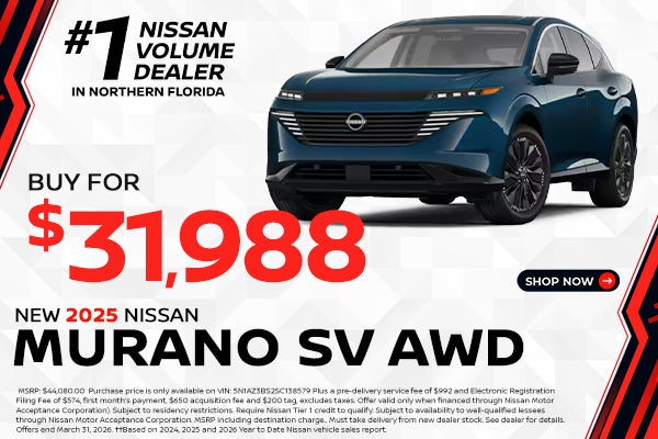 2025 MURANO SV AWD SELLING PRICE: $31,988.00