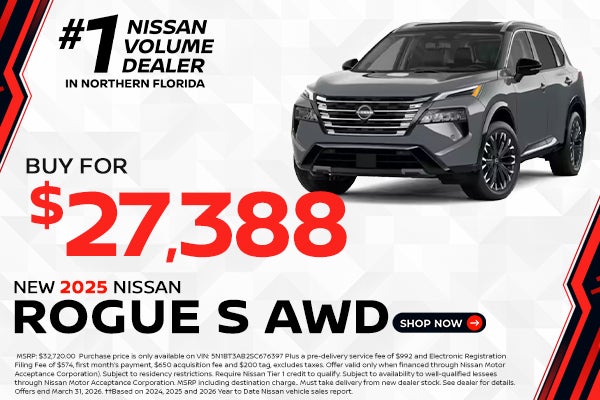 2025 ROGUE S AWD SELLING PRICE: $27,388.00