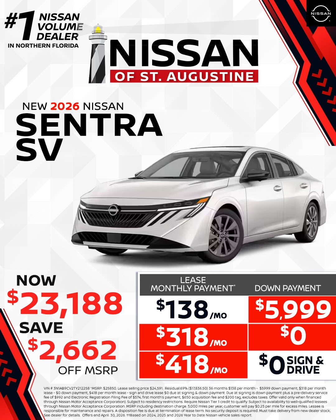 2026 Nissan Sentra