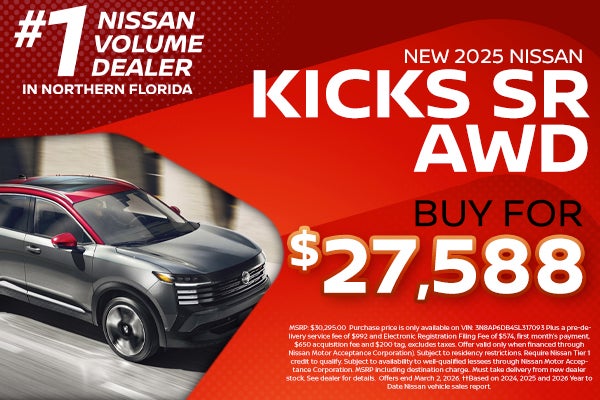 202 Nissan Kicks $27,588