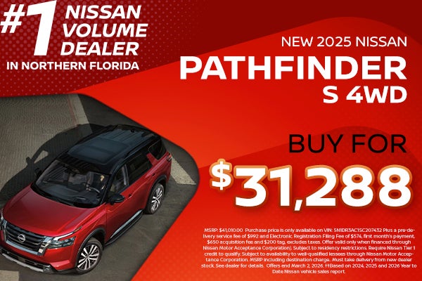 2025 Nissan Pathfinder $31,288