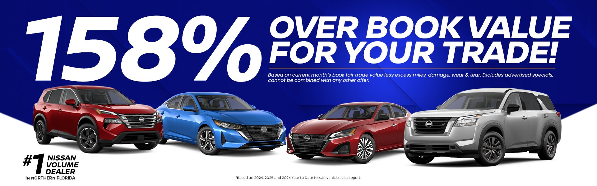 158% over book value for your trade!