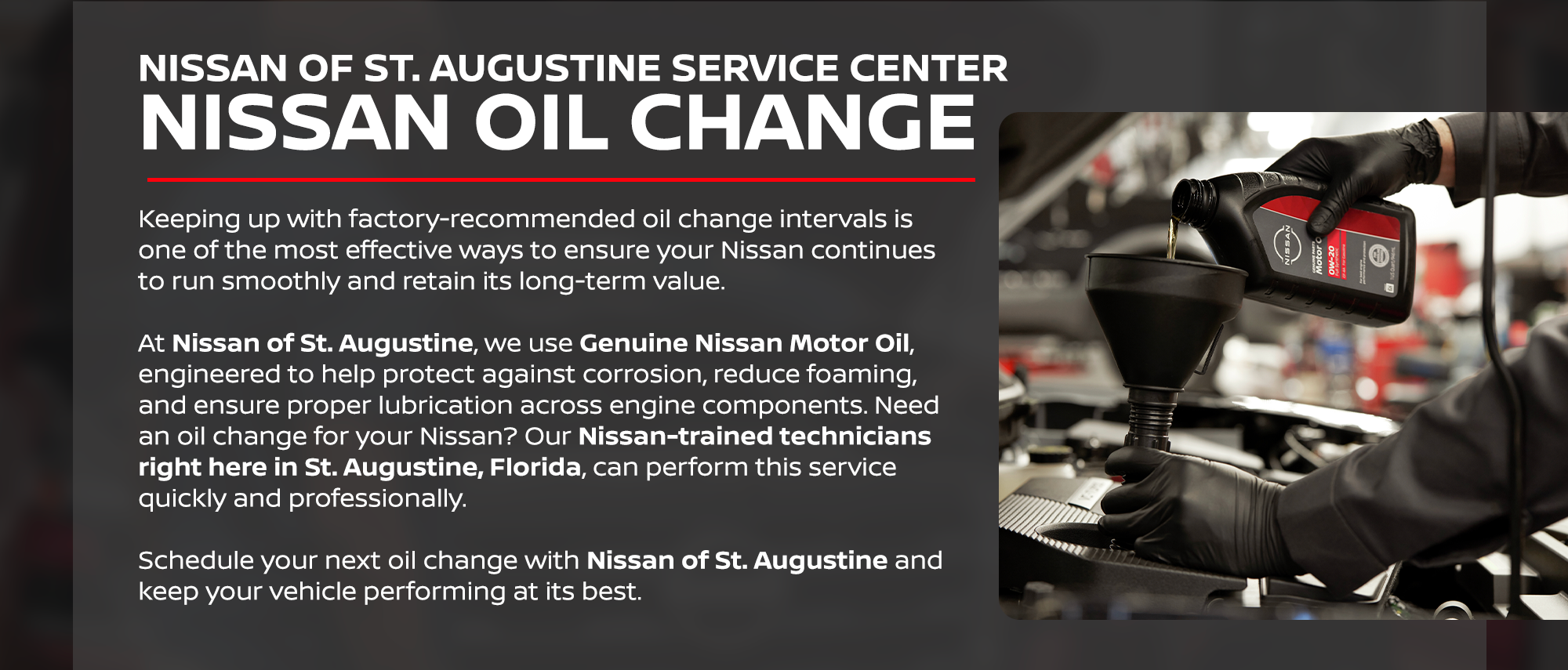 Nissan Oil Change