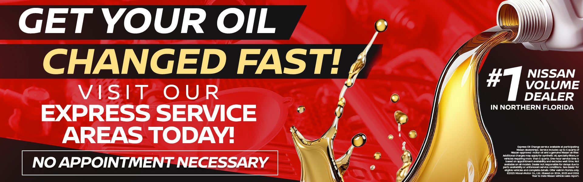 Get your oil changed Fast!