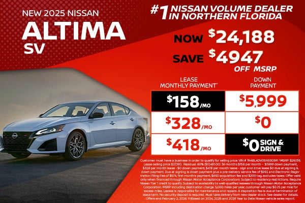 New 2025 Nissan Altima