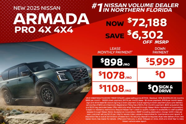 New 2025 Nissan Armada