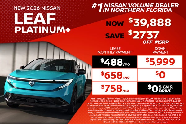 New 2026 Nissan Leaf