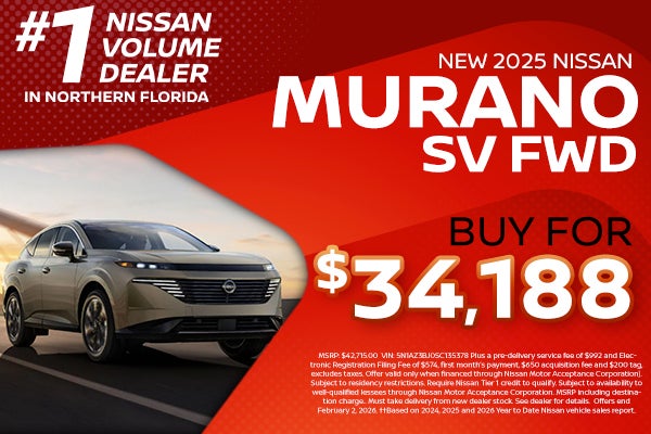 New 2025 Nissan Murano